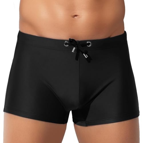 Casey Kevin Bañador Hombre Corto Bañador Natacion Hombre Secado Rápido Pantalon Corto con Cordón para Playa, Piscina y Deportes