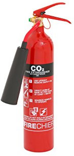 Firechief FXC2 CO2 Extinguisher, Aluminium, XTR, 2 kg, Red