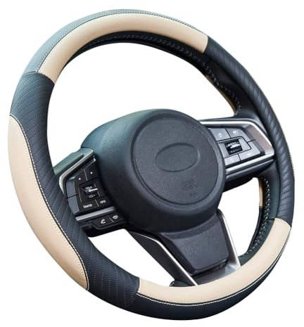 ZATOOTO Rattmuff bil, rattmuff läder, 37–38 cm, halkskydd, universell, beige