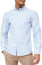 Farah Men's Brewer Slim FIT Cotton Oxford Shirt, Sky Blue, M