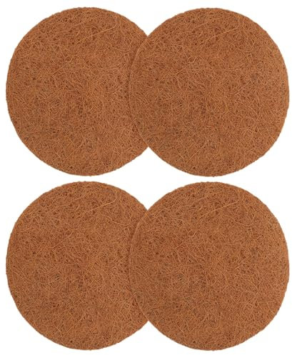 Ipetboom 4er-Pack Natürliche Vogelnistmatten Aus Kokosfaser Taubennest-zuchtmatten Heimtierbedarf Atmungsaktiv Bequem Nistunterlagen