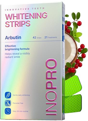 InoPro - Il verde è il nuovo bianco. Le nostre strisce sbiancanti sbiancano efficacemente i denti senza danneggiare la salute orale. Le nostre strisce sbiancanti verdi hanno una rimozione delle