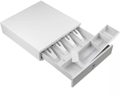 registrazione cassa con chiavi, cassetto cassa, Cassetto portadenaro con inserto for denaro, cassetto for registratore di cassa, cassetto portadenaro con apertura manuale/automatica, cassetto portaden