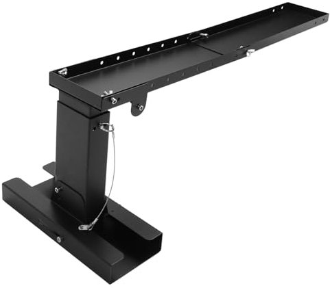 Foldbar Tung Stege Stege, Höghållfast Stålmaterial Stege Förlängning, Stege Nivåer, Stege Basstabilisator, för Enstaka och Förlängningsstegar