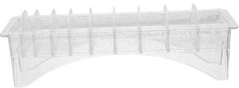 SAFIGLE 10grids Professional Hair Clipper Guard Holder Storage Box for Barber Clipper Guide Combs Organizing Container