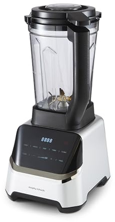 Morphy Richards Jug Blender, 2L, Low Noise, 45000 rpm, High Speed, Controlled Blend, Multi Functional, Hot Soup, Crushed Ice, Blending, Smoothie, Milkshakes, Dishwasher Safe Parts, 403065