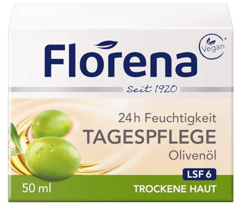 Florena Tagescreme Bio-Olivenöl, 1er Pack (1 x 50 ml)