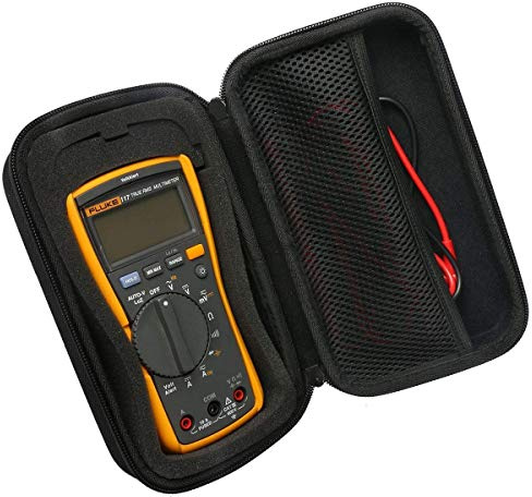 Khanka Hard Universal Multimeter Case for Fluke 115/116/117 Digital Multimeter Multi Tester.(with DIY Foam)