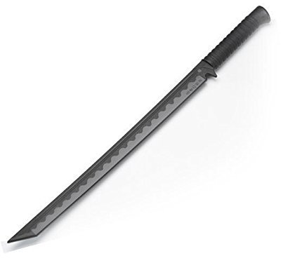 Martial Arts Black Polypropylene Full Contact Ninja Gatana Sword WITH SCABBARD