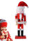 Schiaccianoci di Natale, Schiaccianoci di Babbo Natale - Figure di legno per decorazioni natalizie