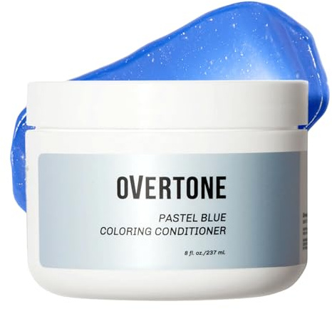 oVertone Hair Dye Conditioner 8oz Semi Permanent Hair Color with Shea Butter and Coconut Oil Temporary Hair Color Vegan Free