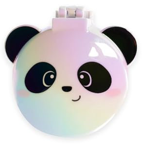 Legami - Spazzola con Specchio Nice Hair, Tema Panda, Spazzola pieghevole, Si Apre e Chiude Con Un Click, Comoda E Pratica Da Portare Ovunque