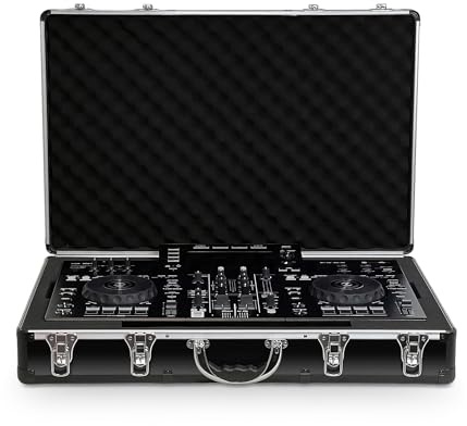Analog Cases Unison Case for The Pioneer DJ XDJ-RR, Mallette de Transport DJ (Sac de Transport léger et Stable, Protection maximale, Mallette DJ offrant Un Confort de Transport Optimal) Noir