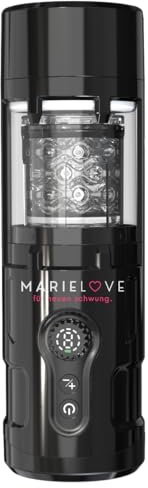 MARIELOVE Elektrischer Masturbator für Männer – Blowjob-Simulator mit Saug- & Vibrationsfunktion | 5 Modi & Teleskopbewegung | reales Sexspielzeug mit Rotation & Massagefunktion | Wiederaufladbar