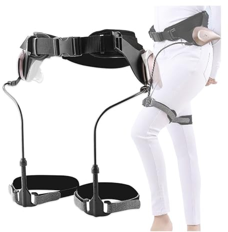 ASHLGQB Ausilio per la deambulazione, esoscheletro bionico indossabile, Regolazione a Tre velocità Debole/Media/Forte, per Aiutare a Sollevare Le Gambe/Camminare Left Leg