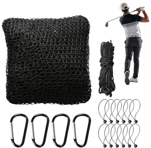 Red de Práctica Golf - Barrera Resistente para Golpeo de Pelotas | Red de Entrenamiento Multi Deporte | Uso Interior Exterior Jardín Césped para Béisbol Fútbol Hockey, Nylon 300x300cm