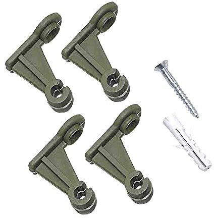 Wandbefestigung 52001 grün für Spaliere, mit SB-Reiter