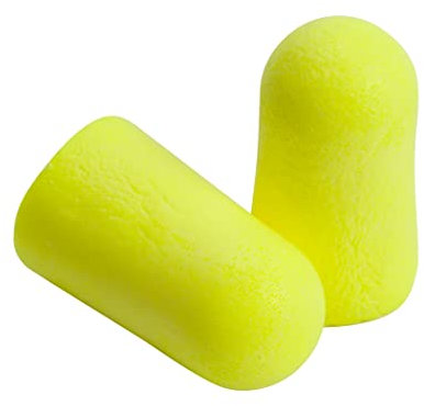 Bouchons d'oreille à usage unique 3M E-A-Rsoft Yellow Neon, référence ES-01-001, 250 paires / boîte