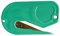 FRANZ MENSCH 1 Stück Sicherheitsmesser Easy | Einweg, grün, L: 8cm, Sicherheitsmesser, Cuttermesser, Folienschneider