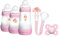 MAM, Newborn Baby Gift Set Includes: 2 x 160 ml Anti-colic Bottles, 1 x 260 ml Anti-Colic Bottle, 1 x Original Start Pacifier, 1 x Pacifier Clip, from 0 Months, Pink