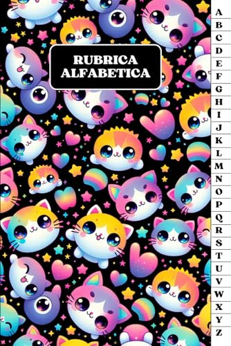 Rubrica Alfabetica: Organizzatore Alfabetico | Quaderno a righe Formato A5 | 4 pagine per ogni lettera dalla A alla Z