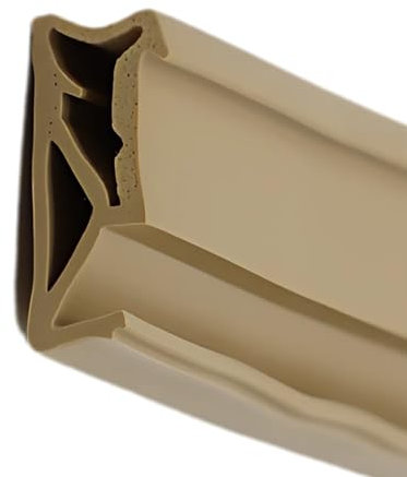 Fensterdichtung Holzfenster Flügelfalzdichtung Gummidichtung Dichtband DI1141 Hub Fenster (Beige, 5 Meter)