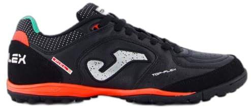 Joma Top Flex Turf, Futsal Shoe Uomo, 44.5 EU, Nero, 44.5 EU