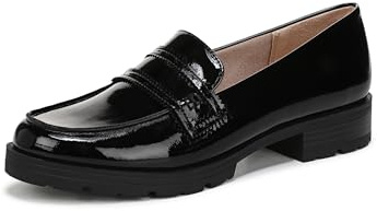 LifeStride Women's London Loafer Black Patent 8 M