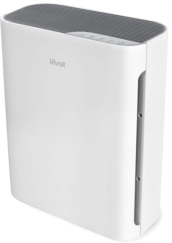 Levoit Luftreiniger Luftfilter mit CADR 221 m³/h, Air Purifier gegen Allergien Gerüche Pollen Staub, mit 2/4/8 Std. Timer, 23dB leisem Schlafmodus für Raucherzimmer Schlafzimmer