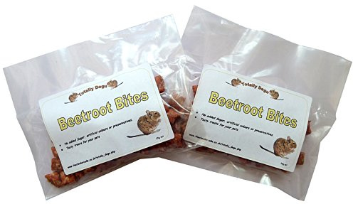 Good Degu Beetroot Bites for Degus - Degu Treats 2-Pack, 35g per Bag (70g Total)