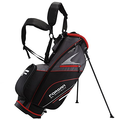Forgan of St Andrews Super Lightweight Golf Stand Carry Bag (Red)