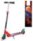 QIUYOU Scooter Kinder, Für 4-7 Jahre Tret-Roller für Mädchen Jungen, 2 LED Aufleuchten Räder und Hinterradbremse, Höhenverstellbarer, Klappbarer Roller Kinder… (rosa-2)