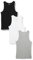 Tommy Hilfiger Herren 3er Pack Tank Tops aus Baumwolle, Mehrfarbig (Black/White/Zinc Alloy), XXL