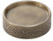HOMLA Seifenschale Seifenschüssel ARARIA Gold mit Zierprägung 12x3 cm