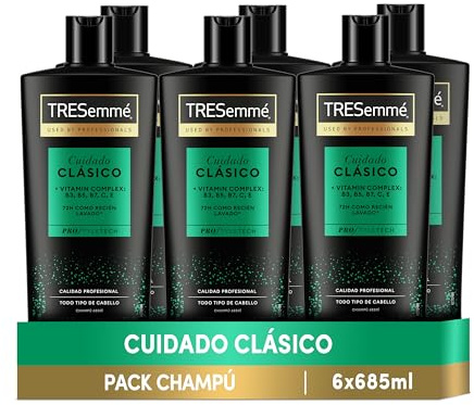 Tresemmé Champú Cuidado Clásico Para Todo Tipo De Cabello 685 ml x 6