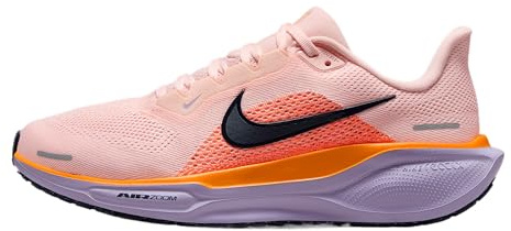 Nike Women's Pegasus 41 Sneaker, Atmosphere/Obsidian/Total Orange, 7.5 UK