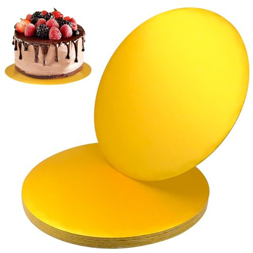 10 Pcs Base para Tartas, Base Redonda de Cartón, Disco Base Cake Boards, para Tartas Reutilizable para Bodas, Cumpleaños y Fiestas, 30cm