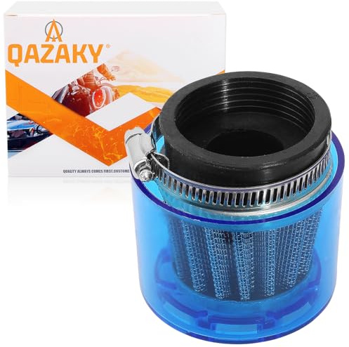 Filtre à air QAZAKY 38 mm, 39 mm, 40 mm, 1,5 pouce, couvercle en plastique anti-éclaboussures pour moto, VTT, scooter, quad, kart, cyclomoteur, course, pit dirt, mini bike