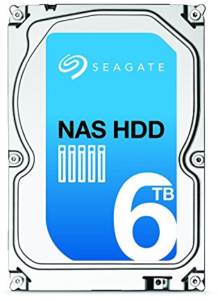 Seagate NAS HDD - Disco Duro Interno de 6 TB (SATA III, 5900 RPM, 3.5), Plateado
