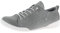 Andrea Conti Damen Slipper mit Zierschnürung sportiv seitlich Stretch 0345724, Größe:41 EU, Farbe:Grau