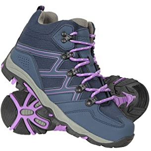 Mountain Warehouse Oscar Kids Walking Boots Boys & Girls Dark Purple 13