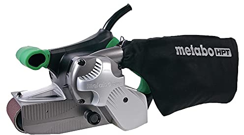 Metabo HPT Belt Sander | 3 x 21 Inch | For Woodworking | Variable Speed | 9.0 Amp Motor | Soft Grip | 5-Year Warranty | SB8V2