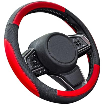 ZATOOTO Rattmuff bil, rattmuff läder, 37–38 cm, halkskydd, universell, röd