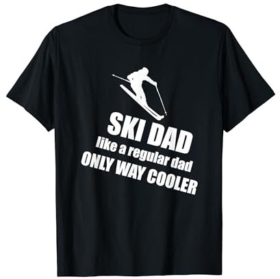 Ski Dad Skifahren Skisport Papa Vater Spruch T-Shirt