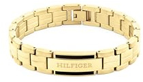 Tommy Hilfiger Pulsera para hombre, hipoalergénica, con cierre plegable, estilo casual y elegante, accesorio de moda, regalo para él, GENIAL, Metal, No es una piedra preciosa