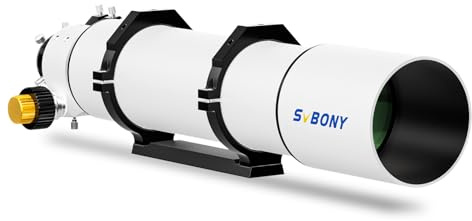 SVBONY SV48P Telescope for Adults High Powered, 102mm Large Aperture F6.5 Refractor OTA for Adults Beginner Astronomer, Astronomical Telescope for Observation of Deep Space Celestial Objective