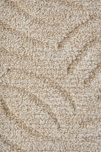 andiamo Teppichboden Meterware Emmy - Auslegware Teppichboden Bodenbelag Meterware aus strapazierfähigem Polyamid 500 x 350 cm Hellbeige