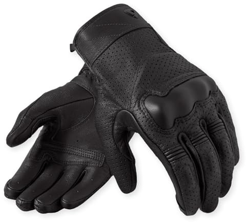 REV'IT! New Heights Heritage - Guantes de motocicleta para mujer (negro - L)