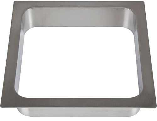 Sugatsune LAMP Cadre rectangulaire pour collecteur de déchets (cadre d'écoulement) 170 x 170 mm, en acier inoxydable