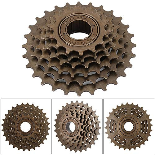 KIMISS Cassette de Rueda de Bicicleta, 6 Velocidades 14T 28T Piñón Trasero de Bicicleta de Montaña Cassette de Velocidad de Piñón para Accesorio de Repuesto de Bicicleta